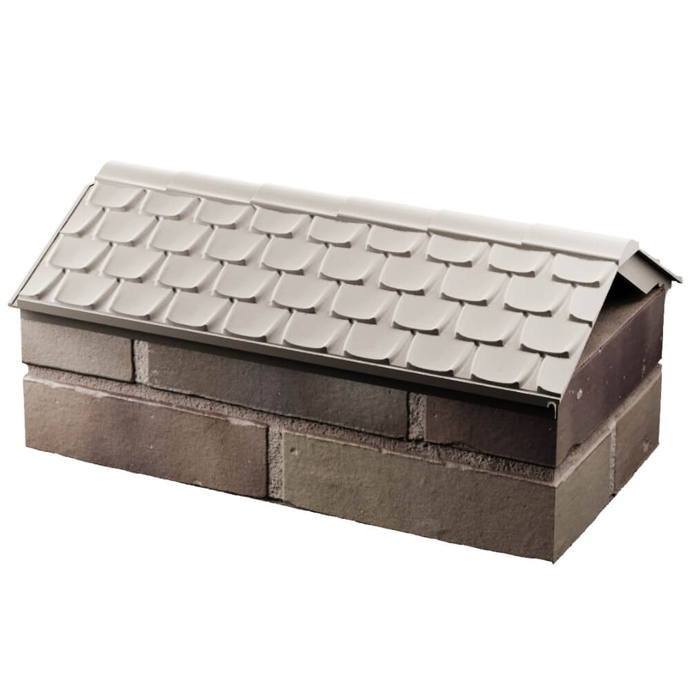 Парапет Zking Эльбрус Бежевый с посадкой на 1 кирпич (255мм) в Борисоглебске фото