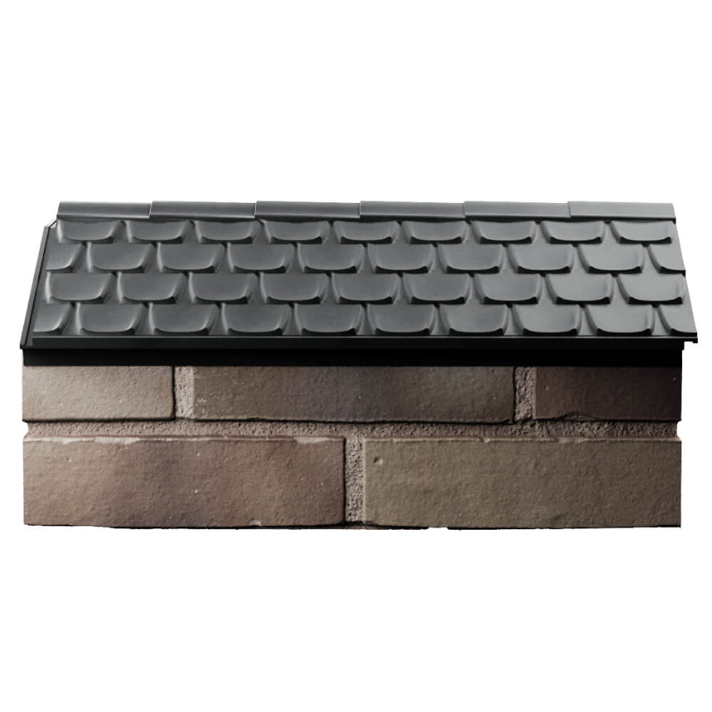 Парапет Zking Эльбрус Серый с посадкой на 1 кирпич (255мм) в Борисоглебске фото