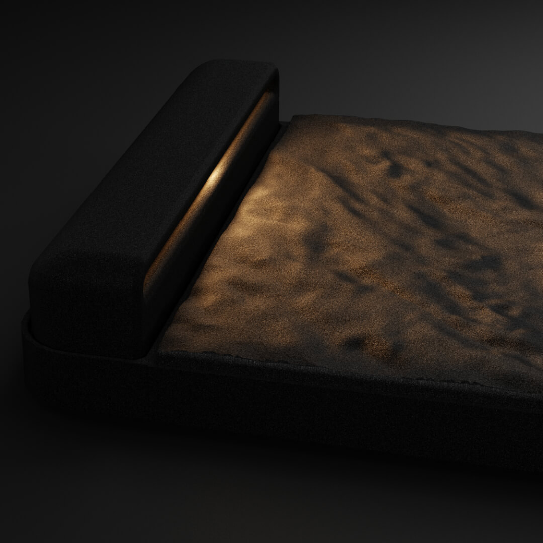 LED Светильник для шаговой плиты STONE Черный Сланец 330х75х98мм Борисоглебск фото