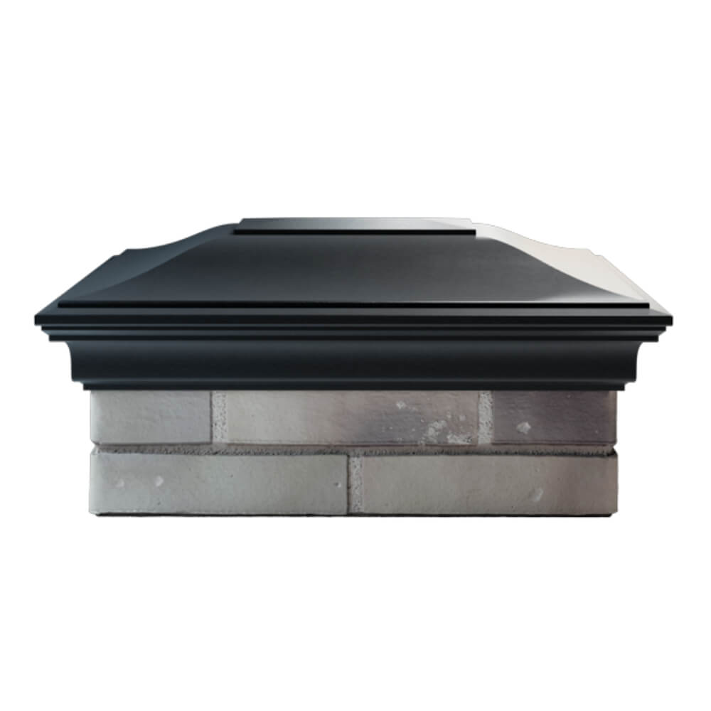 Колпак Zking Монблан Черный на столб 2х1.5 кирпича (515х385мм) в Борисоглебске фото
