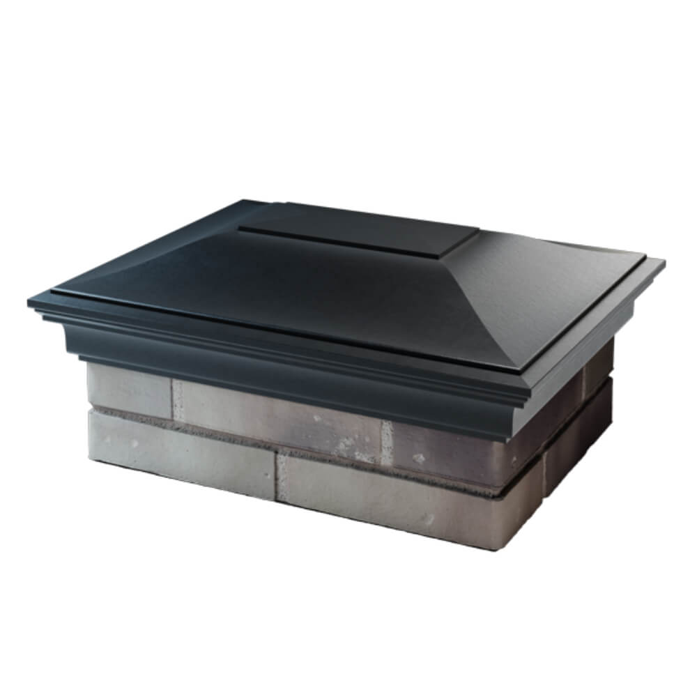 Колпак Zking Монблан Черный на столб 2х1.5 кирпича (515х385мм) в Борисоглебске фото