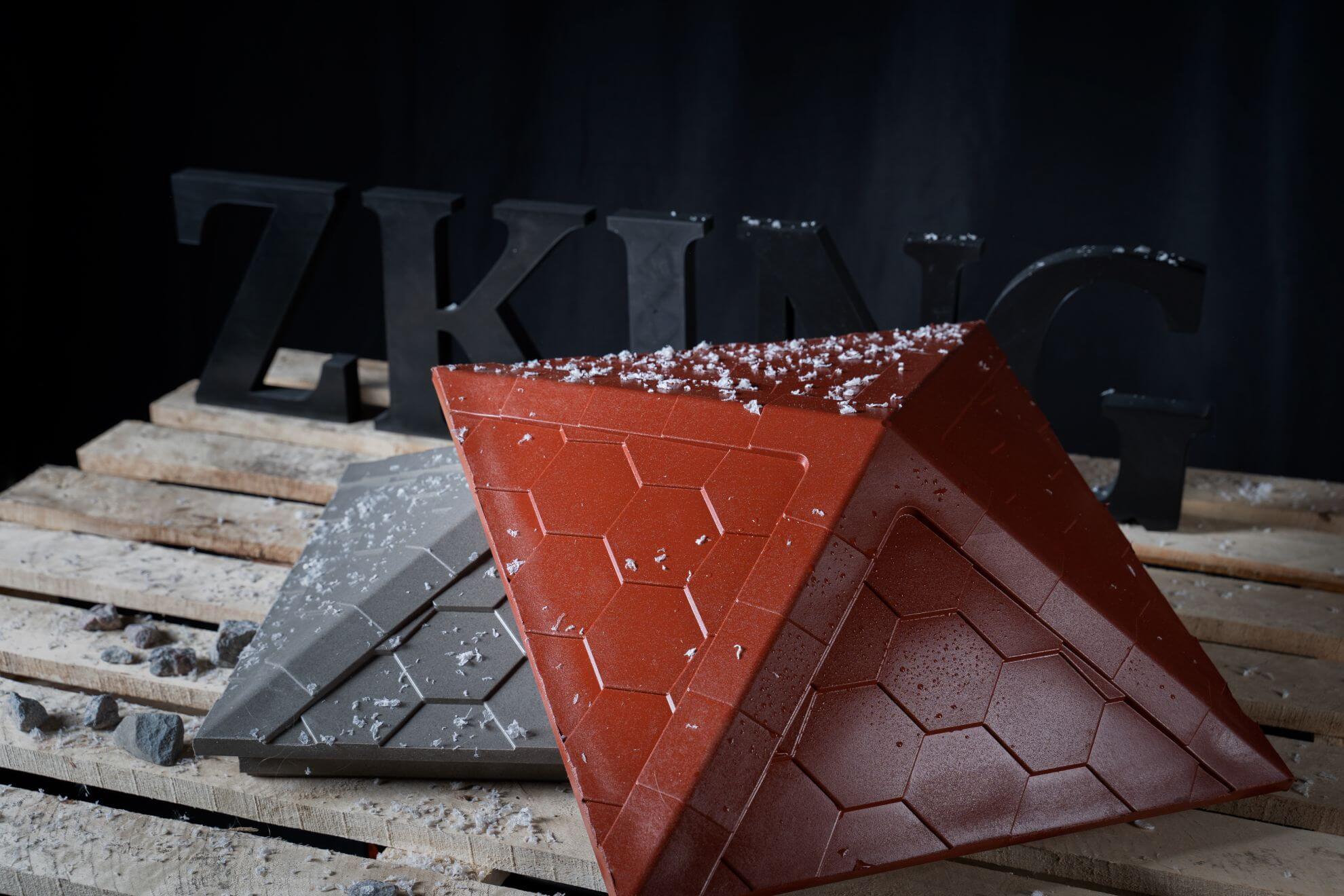 Колпак Zking Эверест Красный на столб 1.5х1.5 кирпича (390х390мм) в Борисоглебске фото