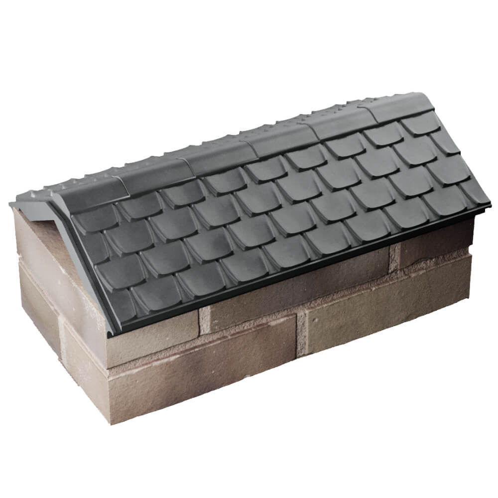 Парапет Zking Эльбрус Серый с посадкой на 1 кирпич (255мм) в Борисоглебске фото