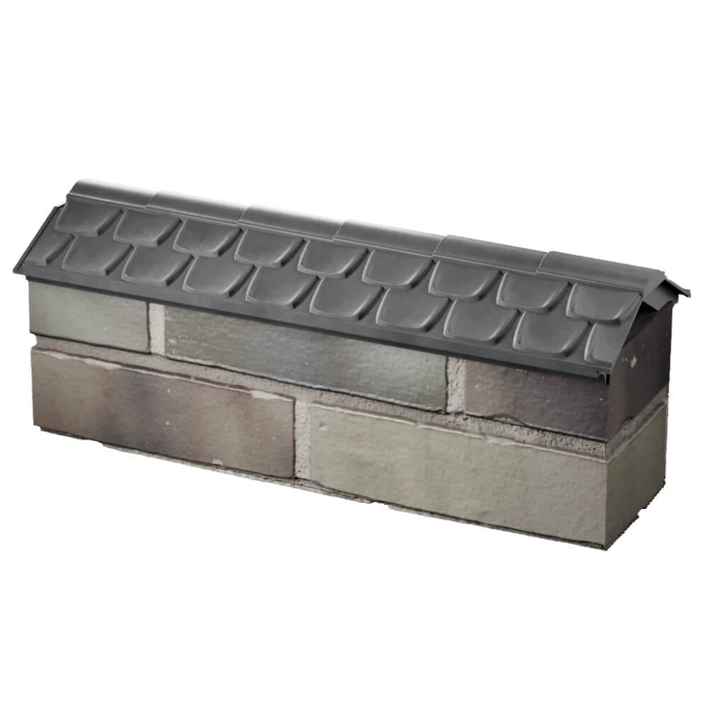 Парапет Zking Эльбрус Серый с посадкой на 0.5 кирпича (130мм) в Борисоглебске фото