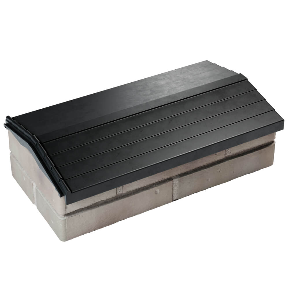 Парапет Zking Бона ХайТек Черный с посадкой на 1 кирпич (200/225/255мм) в Борисоглебске фото