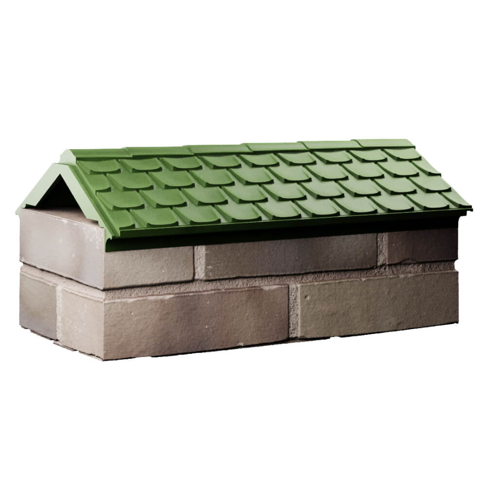 Парапет Zking Эльбрус Зеленый с посадкой на 1 кирпич (255мм) Борисоглебск фото