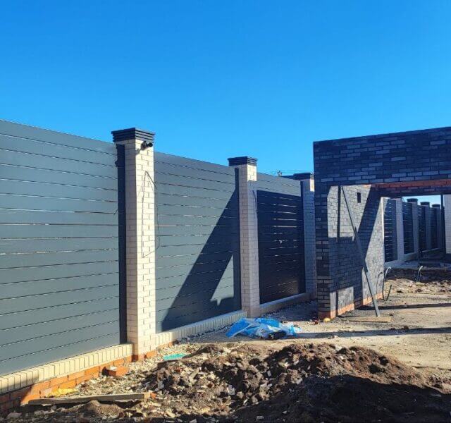 Колпак Zking Бона ХайТек Серый на столб 1.5х1.5 кирпича (385х385мм) в Борисоглебске фото