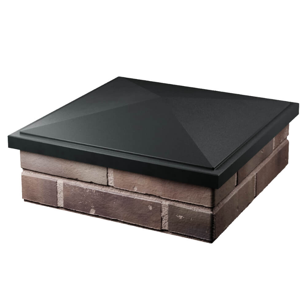 Колпак Zking БонаМоно Черный на столб 2х2 кирпича (515х515, 530х530мм) в Борисоглебске фото