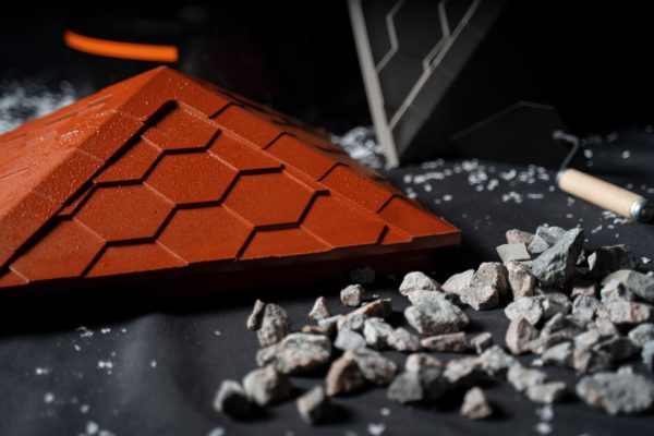 Колпак Zking Эверест Красный на столб 1.5х1.5 кирпича (390х390мм) в Борисоглебске фото