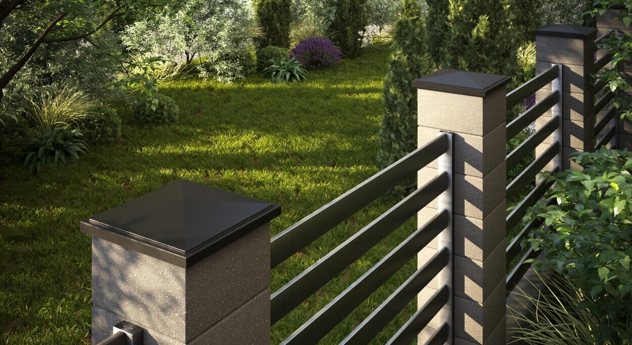 Колпак Zking БонаМоно Коричневый на столб 1.5х1.5 кирпича (385х385, 400х400мм) в Борисоглебске фото