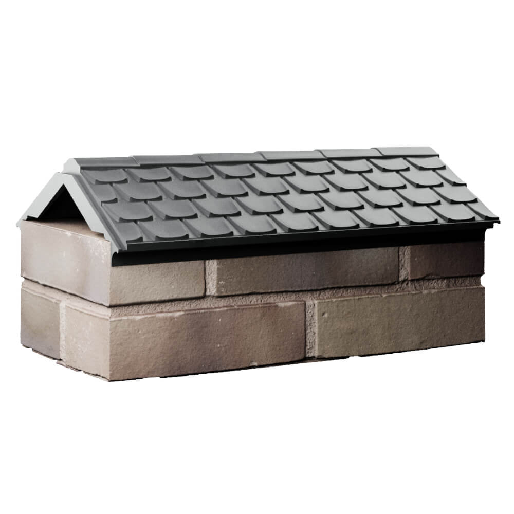 Парапет Zking Эльбрус Серый с посадкой на 1 кирпич (255мм) Борисоглебск фото