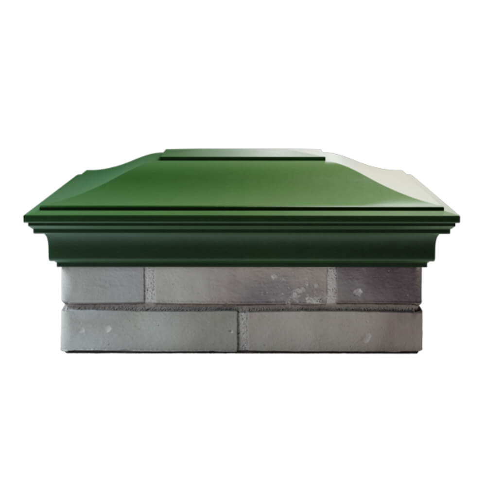 Колпак Zking Монблан Зеленый на столб 2х1.5 кирпича (515х385мм) в Борисоглебске фото