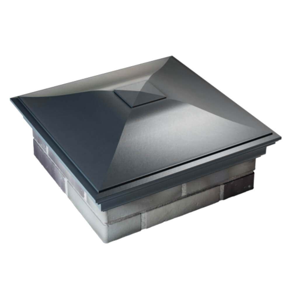 Колпак Zking Монблан Серый на столб 2х2 кирпича (515х515мм) Борисоглебск фото