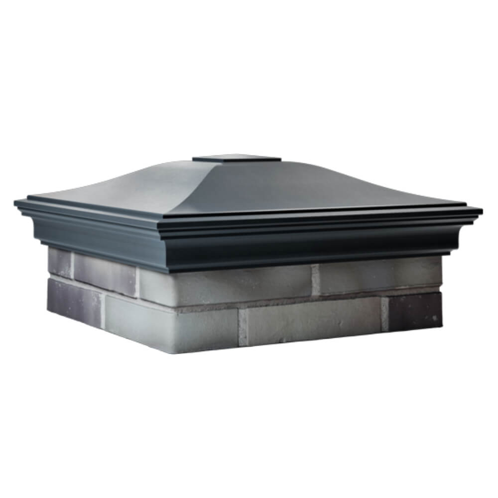 Колпак Zking Монблан Серый на столб 2х2 кирпича (515х515мм) в Борисоглебске фото