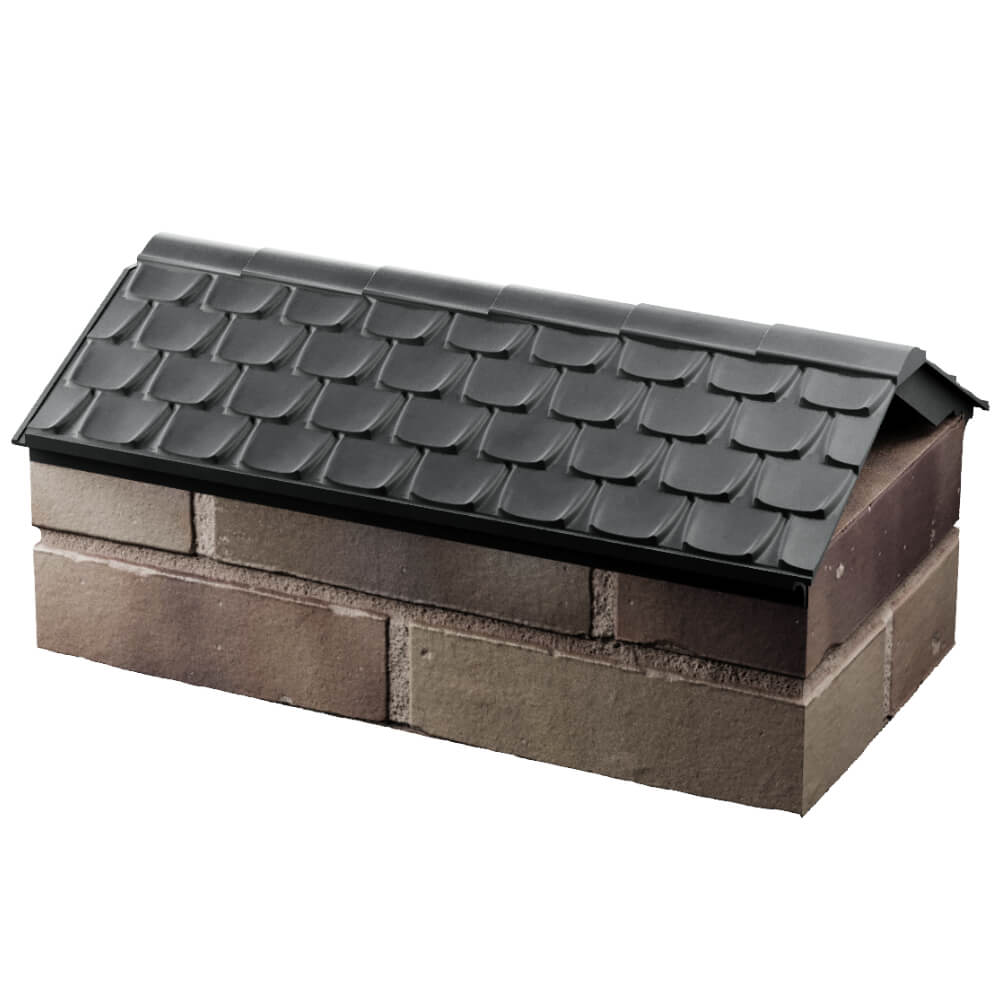 Парапет Zking Эльбрус Серый с посадкой на 1 кирпич (255мм) в Борисоглебске фото