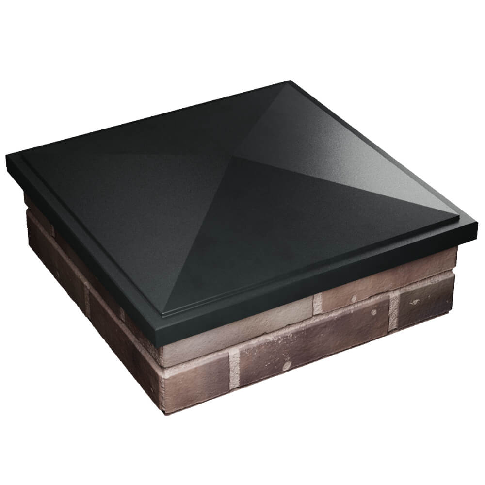 Колпак Zking БонаМоно Черный на столб 2х2 кирпича (515х515, 530х530мм) в Борисоглебске фото