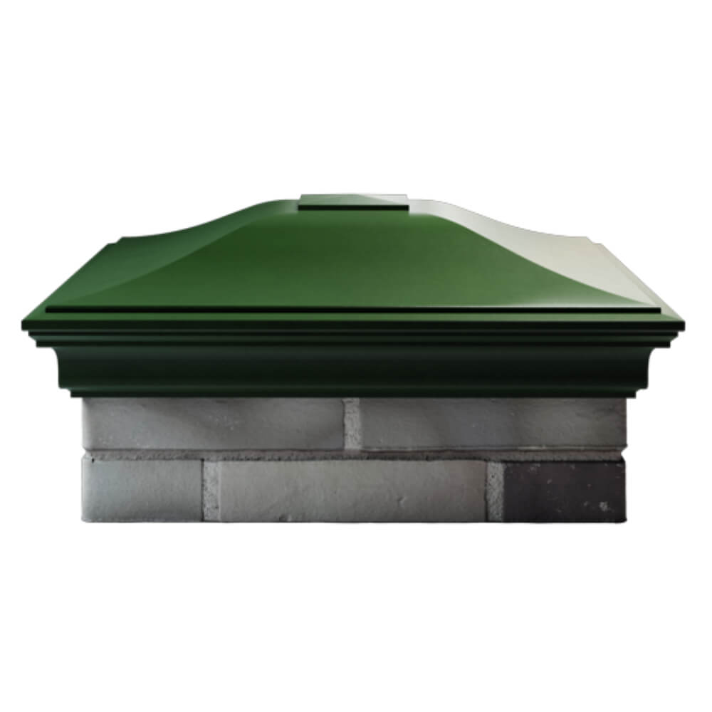Колпак Zking Монблан Зеленый на столб 2х2 кирпича (515х515мм) в Борисоглебске фото