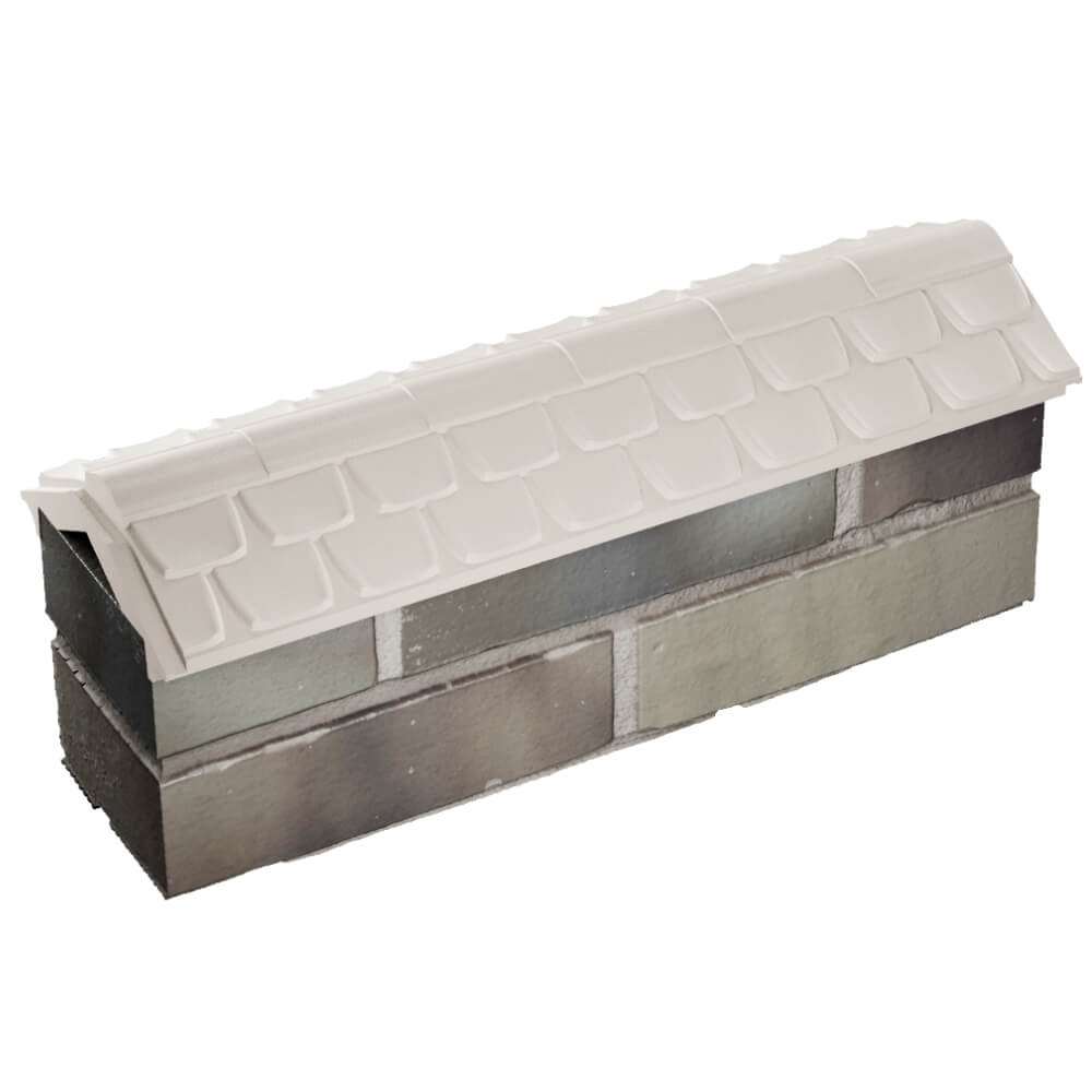 Парапет Zking Эльбрус Бежевый с посадкой на 0.5 кирпича (130мм) в Борисоглебске фото