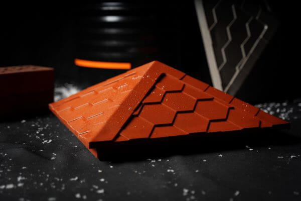 Колпак Zking Эверест Красный на столб 1.5х1.5 кирпича (390х390мм) в Борисоглебске фото