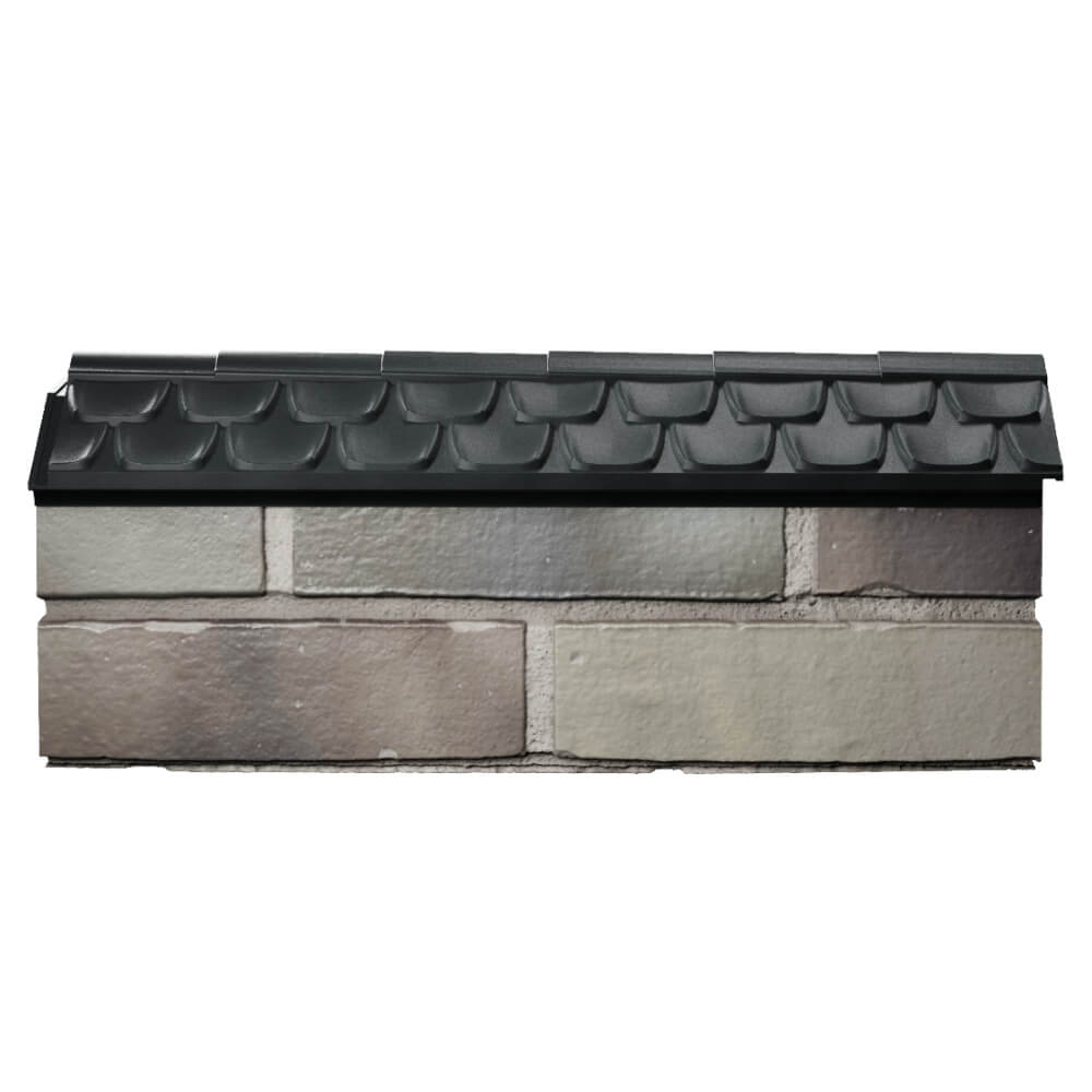 Парапет Zking Эльбрус Черный с посадкой на 0.5 кирпича (130мм) в Борисоглебске фото